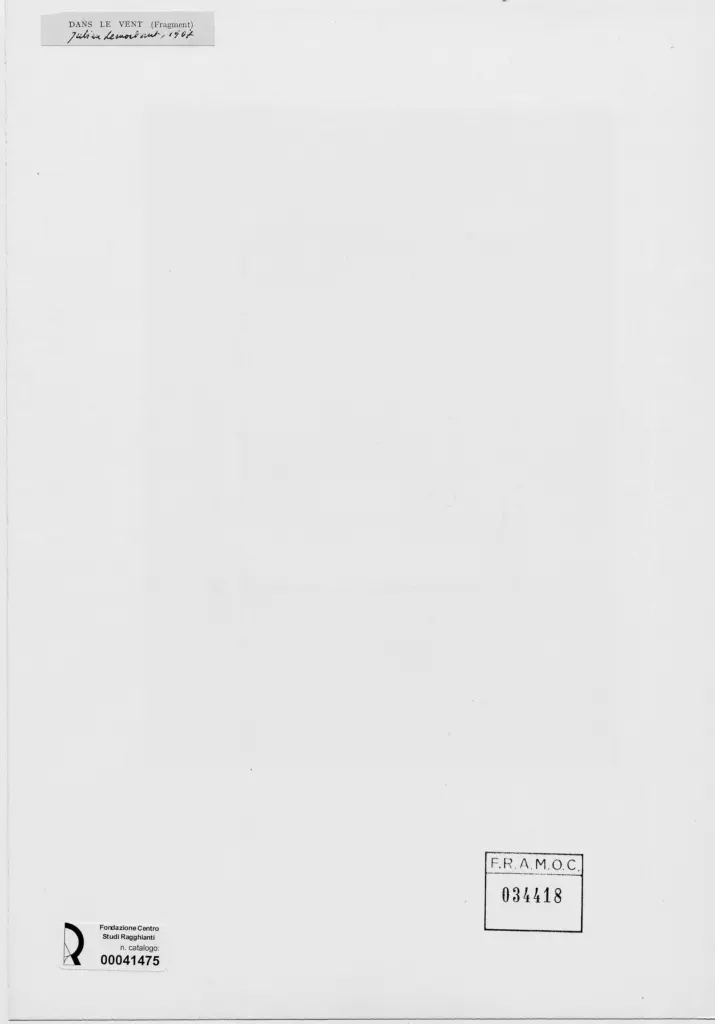 Anonimo, Anonimo , retro