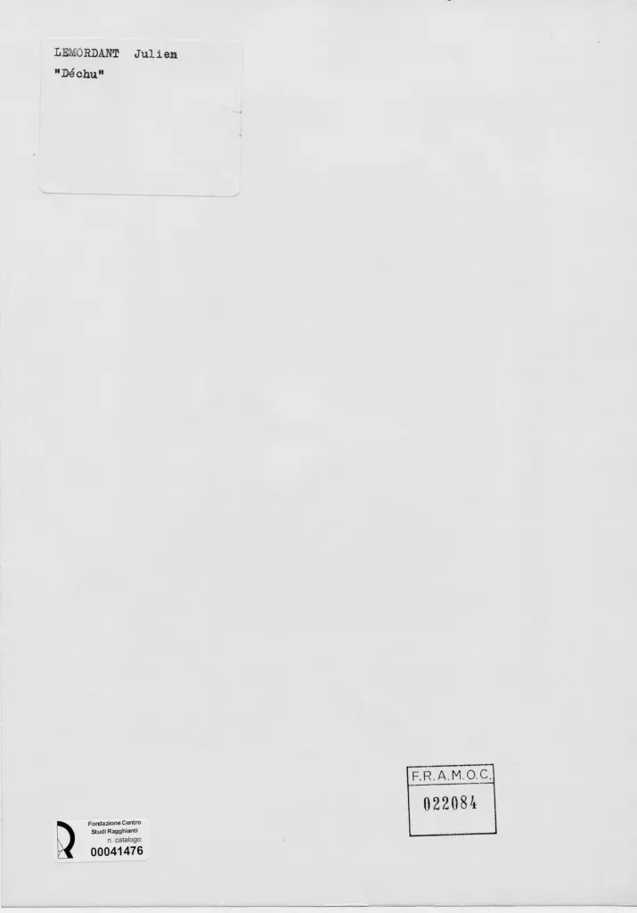 Anonimo, Anonimo , retro