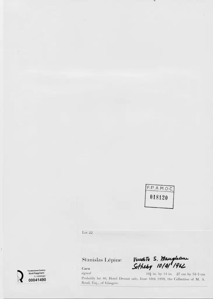 Anonimo , Lepine, Stanislas - sec. XIX - Caen , retro