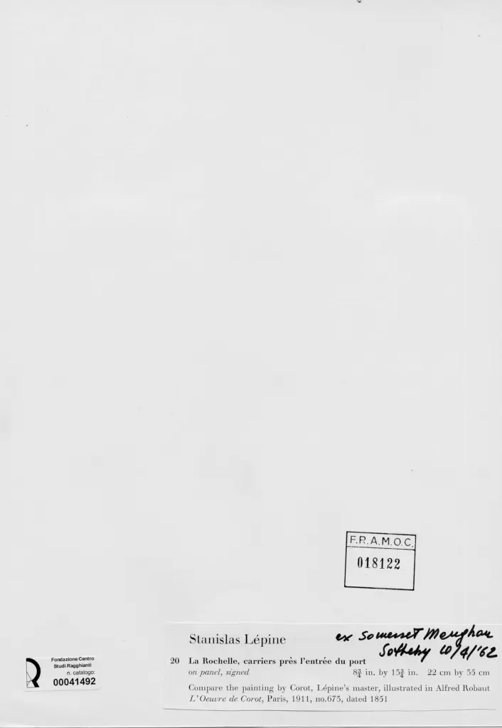 Anonimo , Lepine, Stanislas - sec. XIX - La Rochelle, carrier pr&egrave;s l'entr&eacute;e du port , retro
