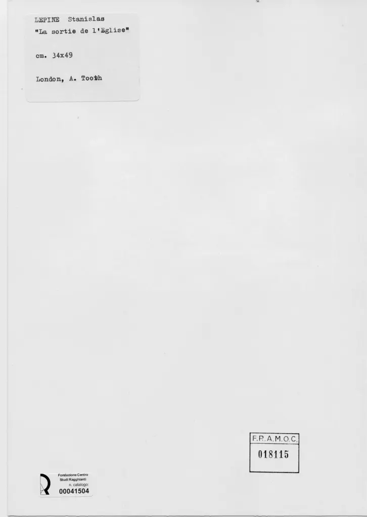 Anonimo , Lepine, Stanislas , retro