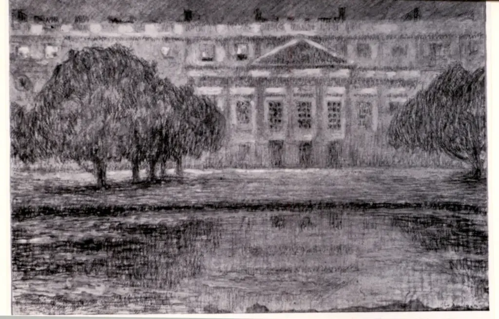 Anonimo , Le Sidaner, Henri - sec. XX - Hampton Court , fronte