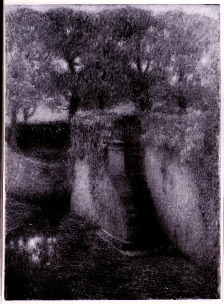 Anonimo , Le Sidaner, Henri - sec. XIX - Coin d'un Jardin , fronte