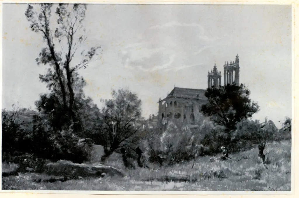 Anonimo , Maurice, Levis - sec. XIX - Notre Dame de Mantes , fronte