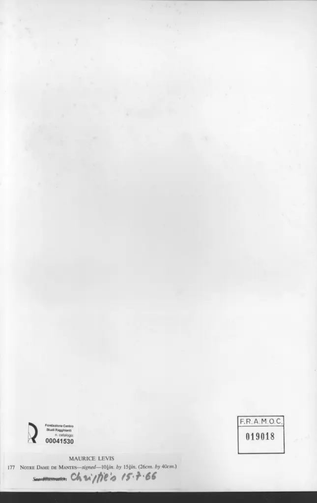 Anonimo , Maurice, Levis - sec. XIX - Notre Dame de Mantes , retro