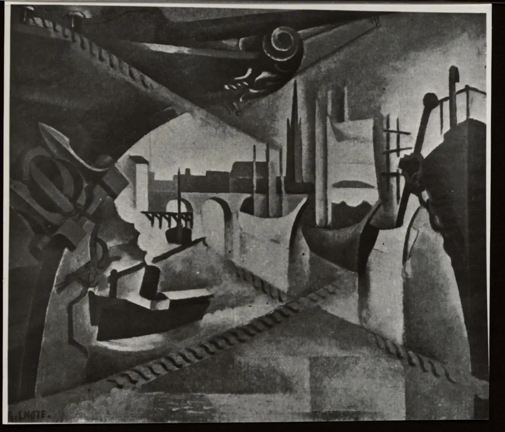 Anonimo , Lhote, Andr&egrave; - sec. XIX/ XX - Paesaggio , fronte