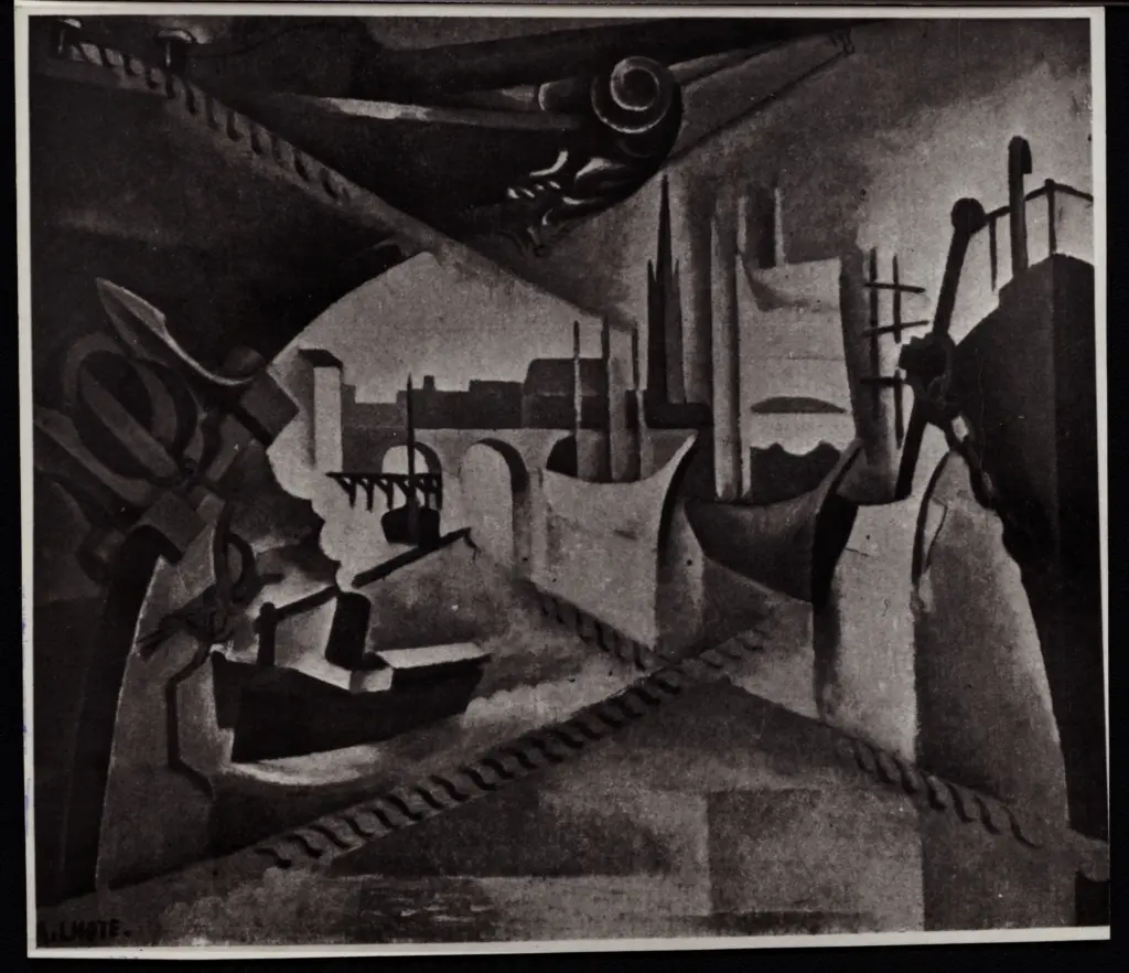 Anonimo , Lhote, Andrè - sec. XIX/ XX - Le port de Borcleave , fronte