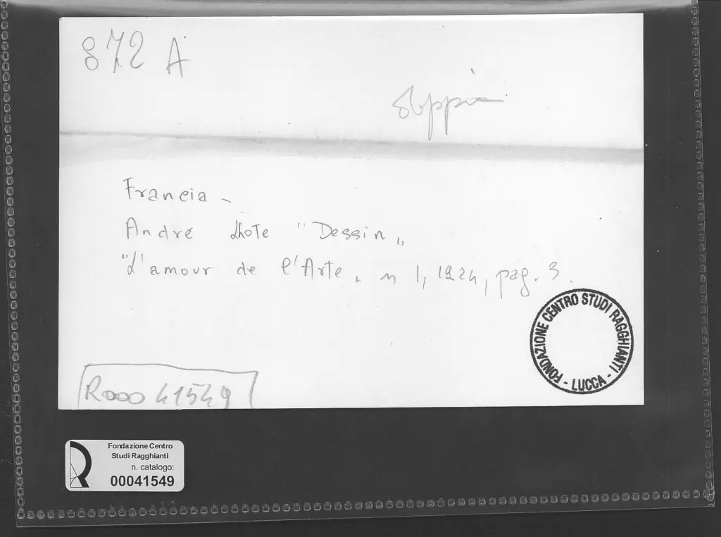 Anonimo , Lhote, Andr&egrave; - sec. XIX/ XX - Dessin , retro