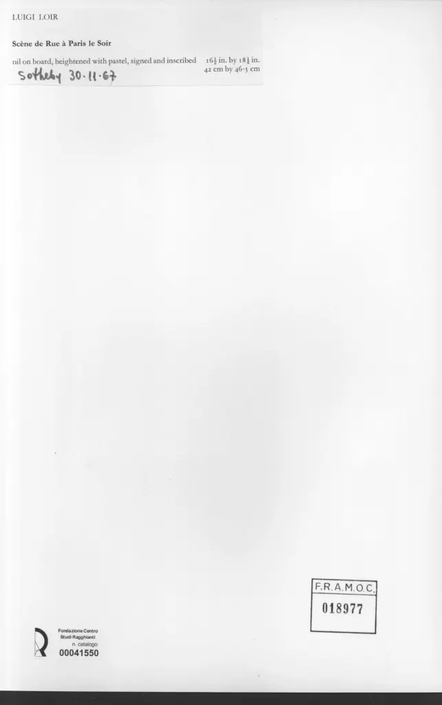 Anonimo , Loir, Luigi , retro