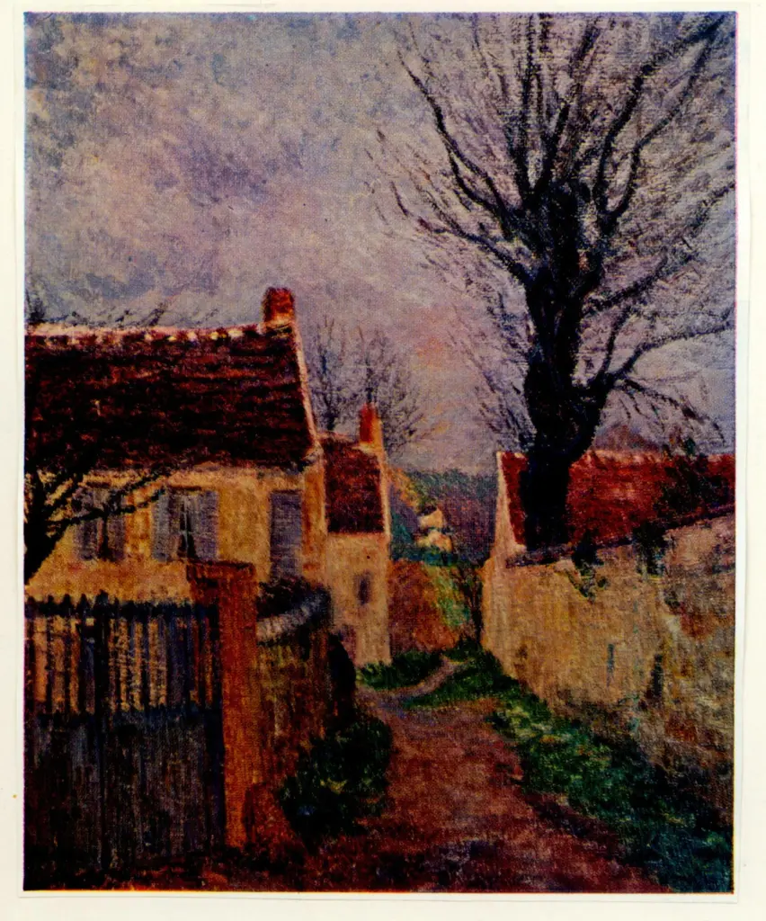 Loiseau, Gustave , La route du village