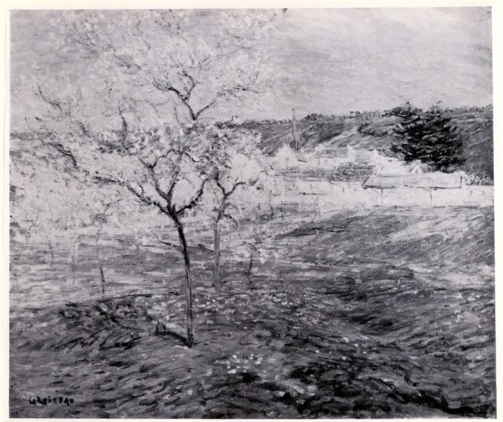 Loiseau, Gustave , Village et Verger au Printemps