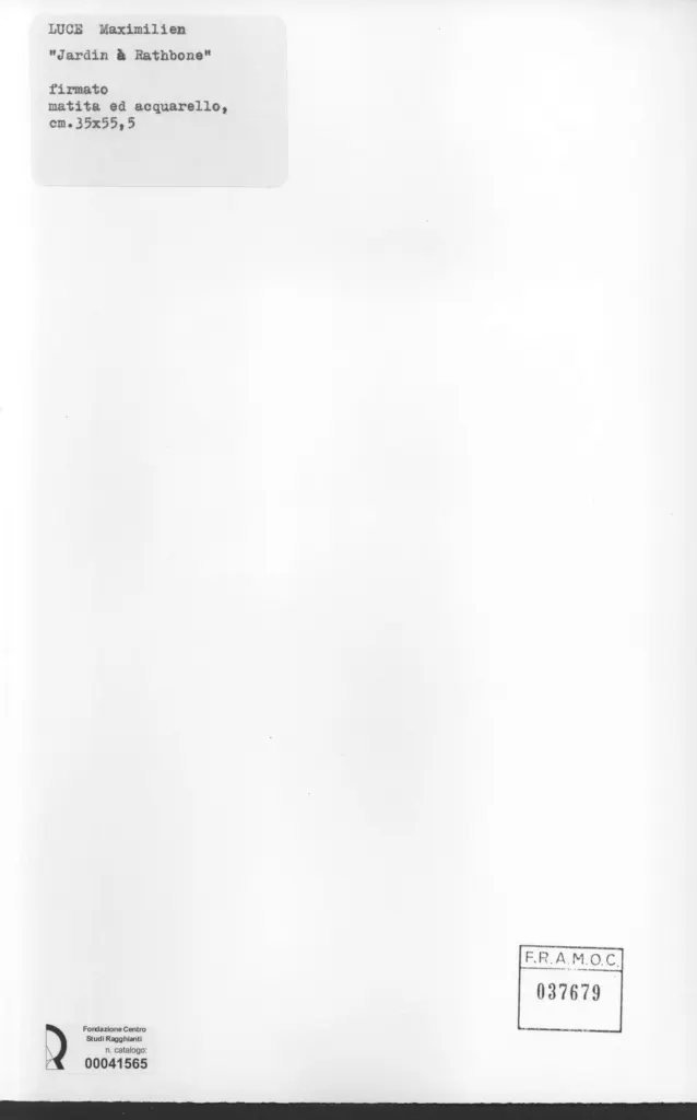 Anonimo , Luce, Maximilien , retro