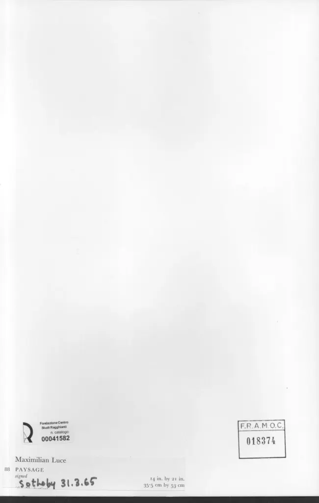 Anonimo , Luce, Maximilien - sec. XIX - Paysage , retro