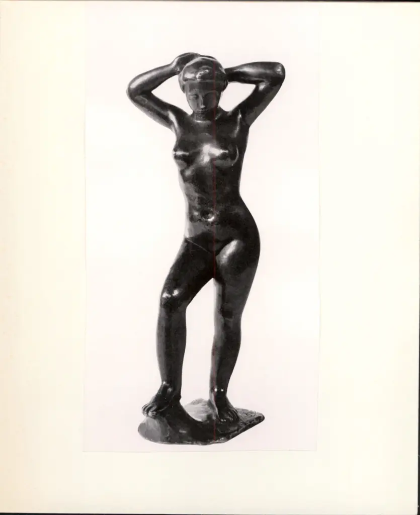 Anonimo , Maillol, Aristide - sec. XIX - Bagnante , fronte