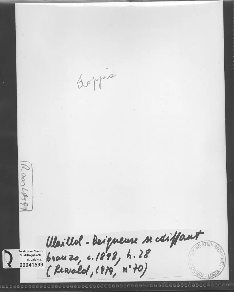 Anonimo , Maillol, Aristide - sec. XIX - Bagnante , retro