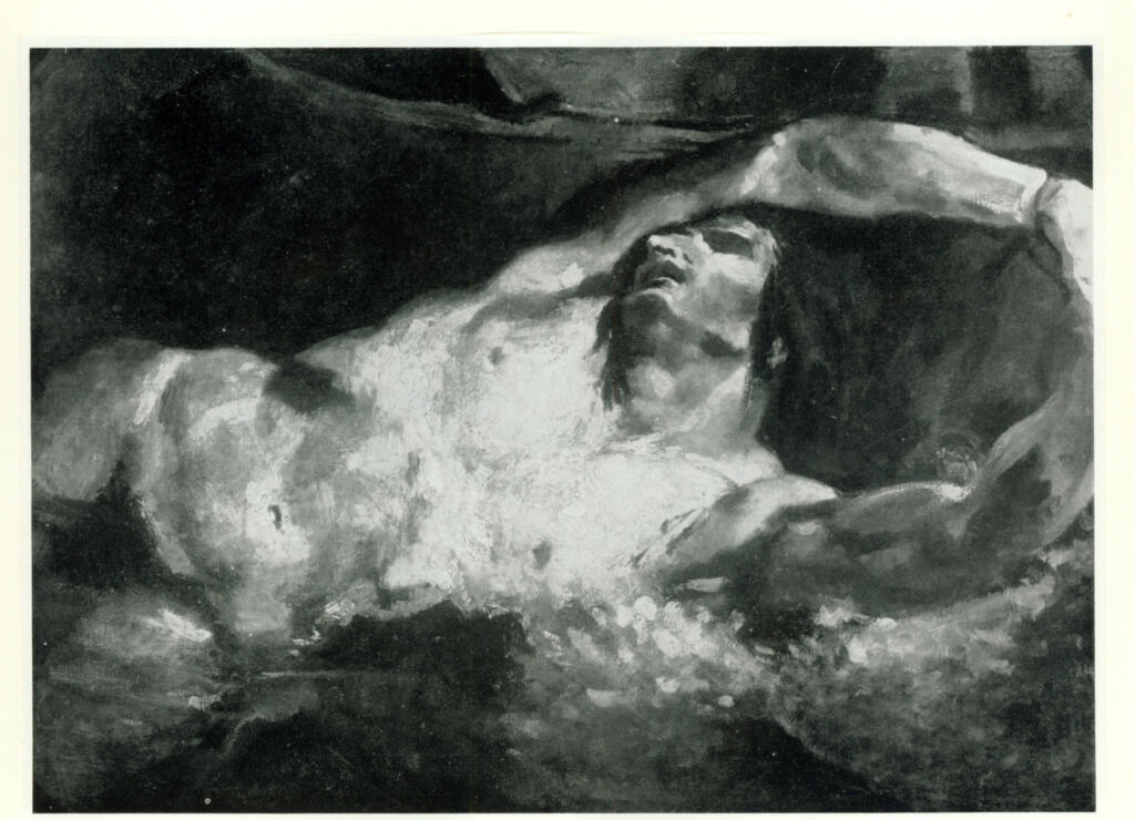 Manet, Edouard , Etude du Dante et Virgile de Delacroix