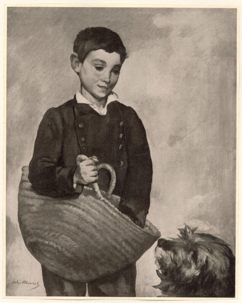 Manet, Edouard , Junge mit hund -