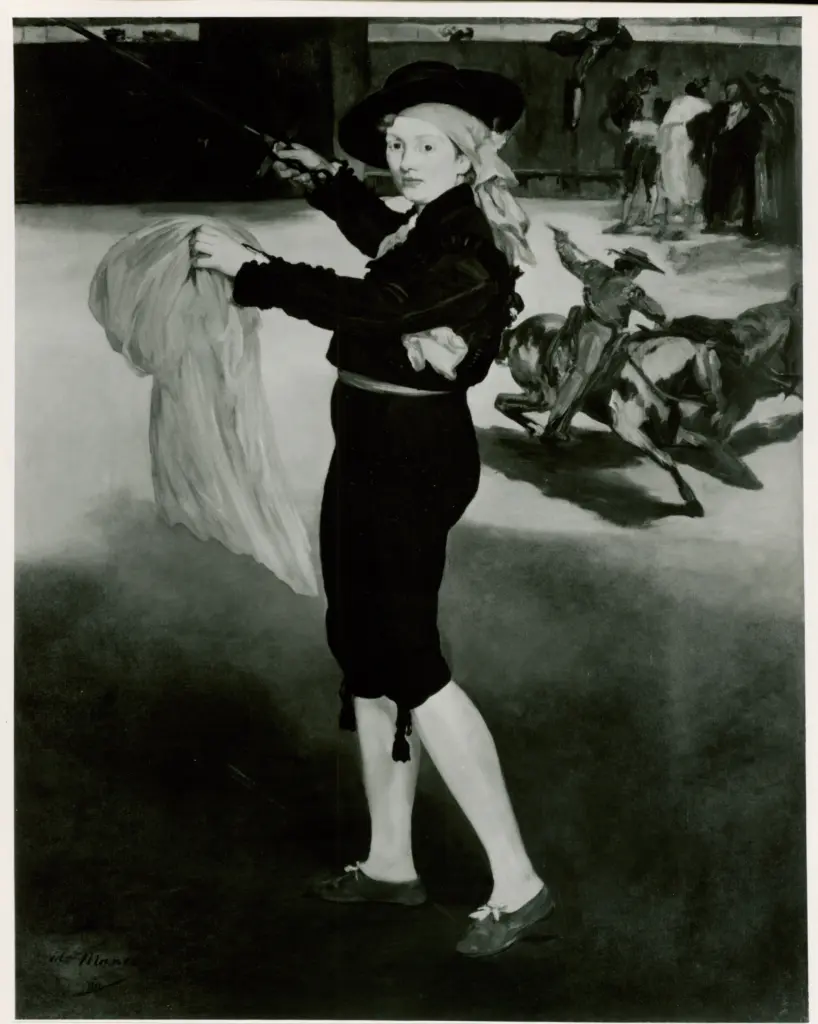 Anonimo , Manet, Edouard - sec. XIX - M.lle Victorine in the costume of an Espada , fronte