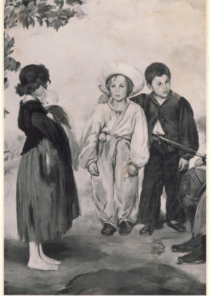 Anonimo , Manet, Edouard - sec. XIX - Le musicien ambulant - particolare , fronte