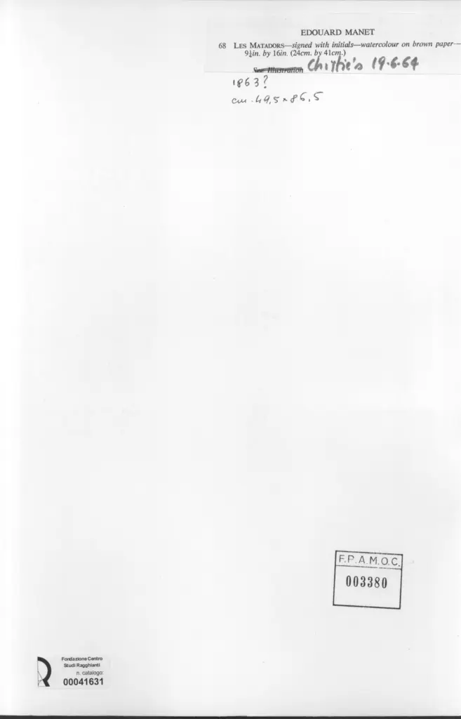 Anonimo , Manet, Edouard - sec. XIX , retro