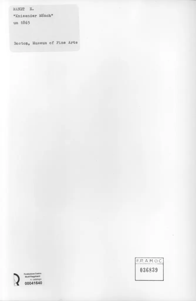 Anonimo , Manet, Edouard - sec. XIX , retro