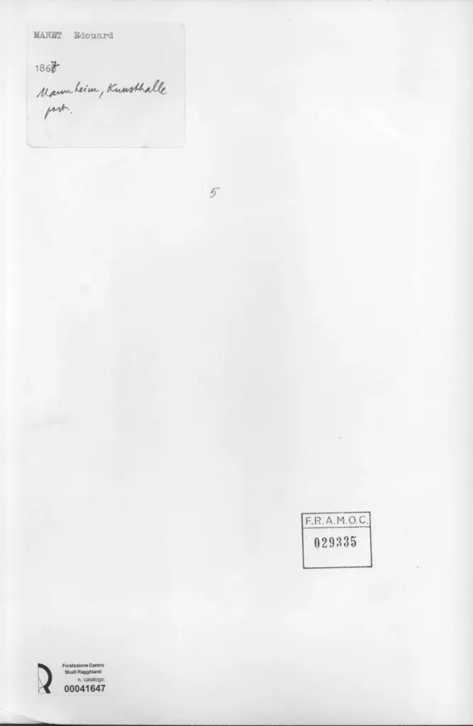 Anonimo , Manet, Edouard , retro