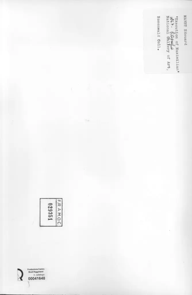 Anonimo , Manet, Edouard - sec. XIX - Execution of Maximilian , retro