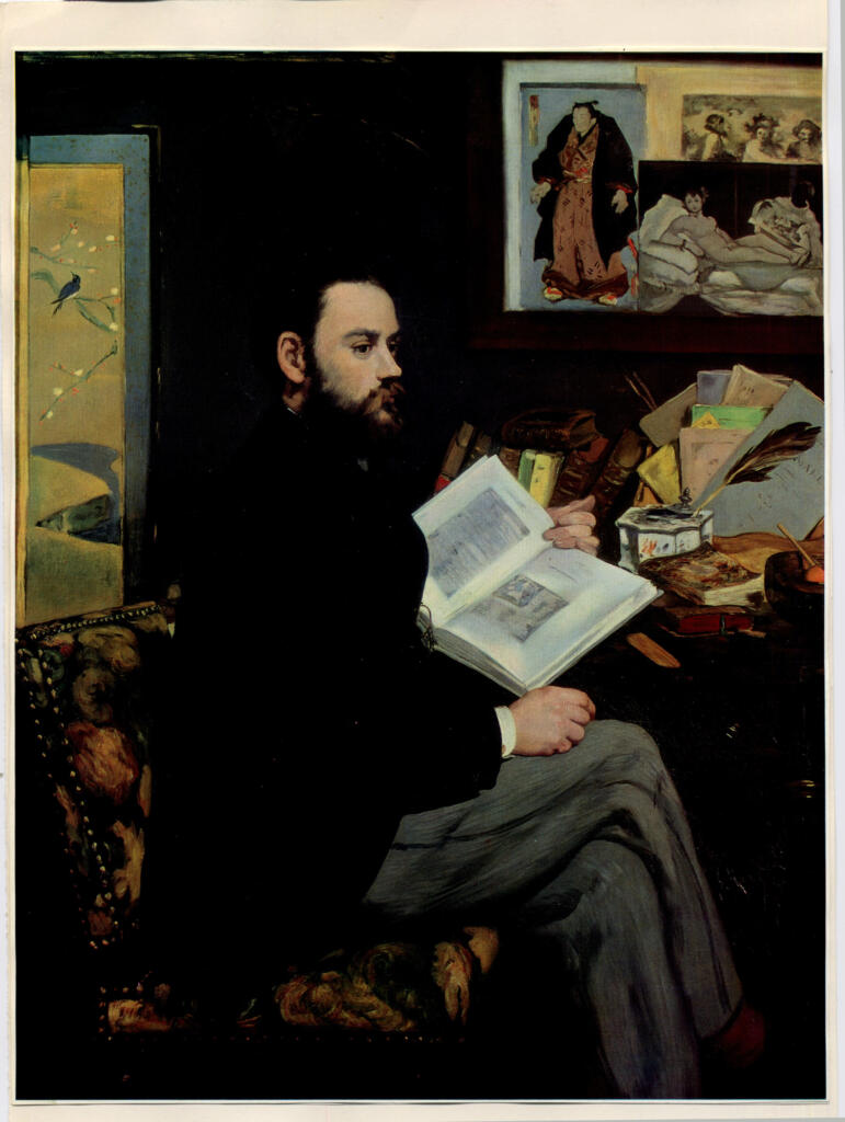 Anonimo , Manet, Edouard - sec. XIX - Portrait d'Emile Zola , fronte