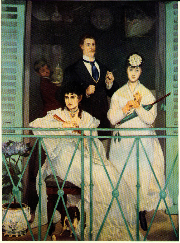 Anonimo , Manet, Edouard - sec. XIX - Der balkon , fronte