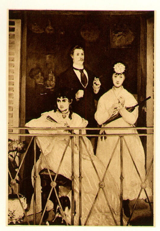 Anonimo , Manet, Edouard - sec. XIX - Le balcon , fronte