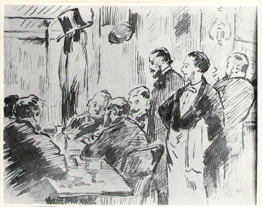 Manet, Edouard , At the Café