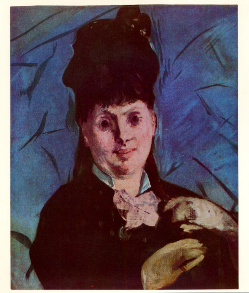 Anonimo , Manet, Edouard - sec. XIX - Donna con l'ombrello , fronte