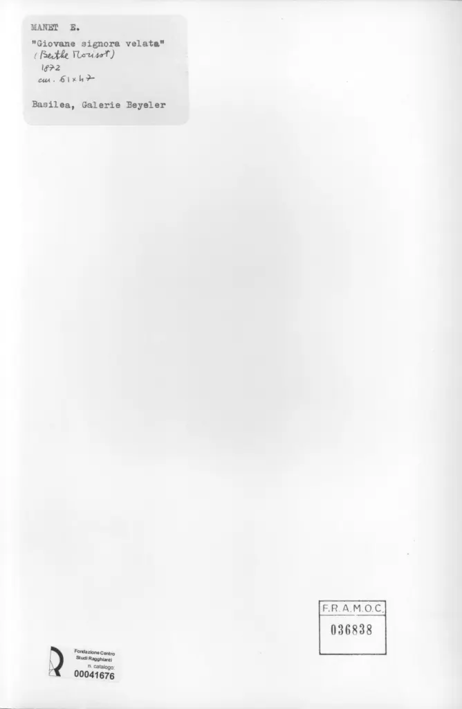 Anonimo , Manet, Edouard - sec. XIX , retro