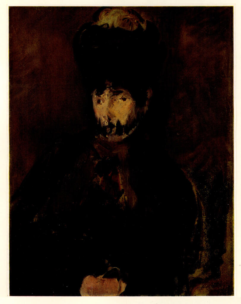 Lochard , Manet, Edouard - sec. XIX - Jeune femme voilée , fronte