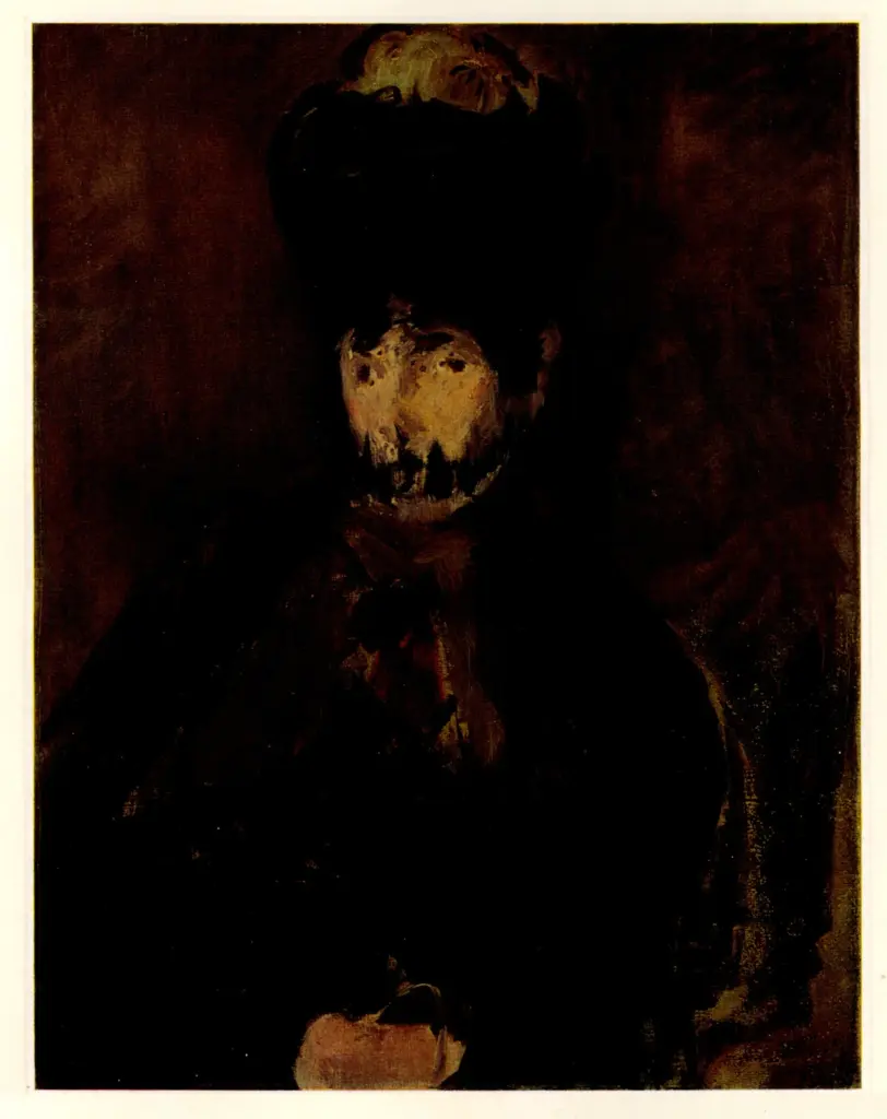 Lochard , Manet, Edouard - sec. XIX - Jeune femme voil&eacute;e , fronte