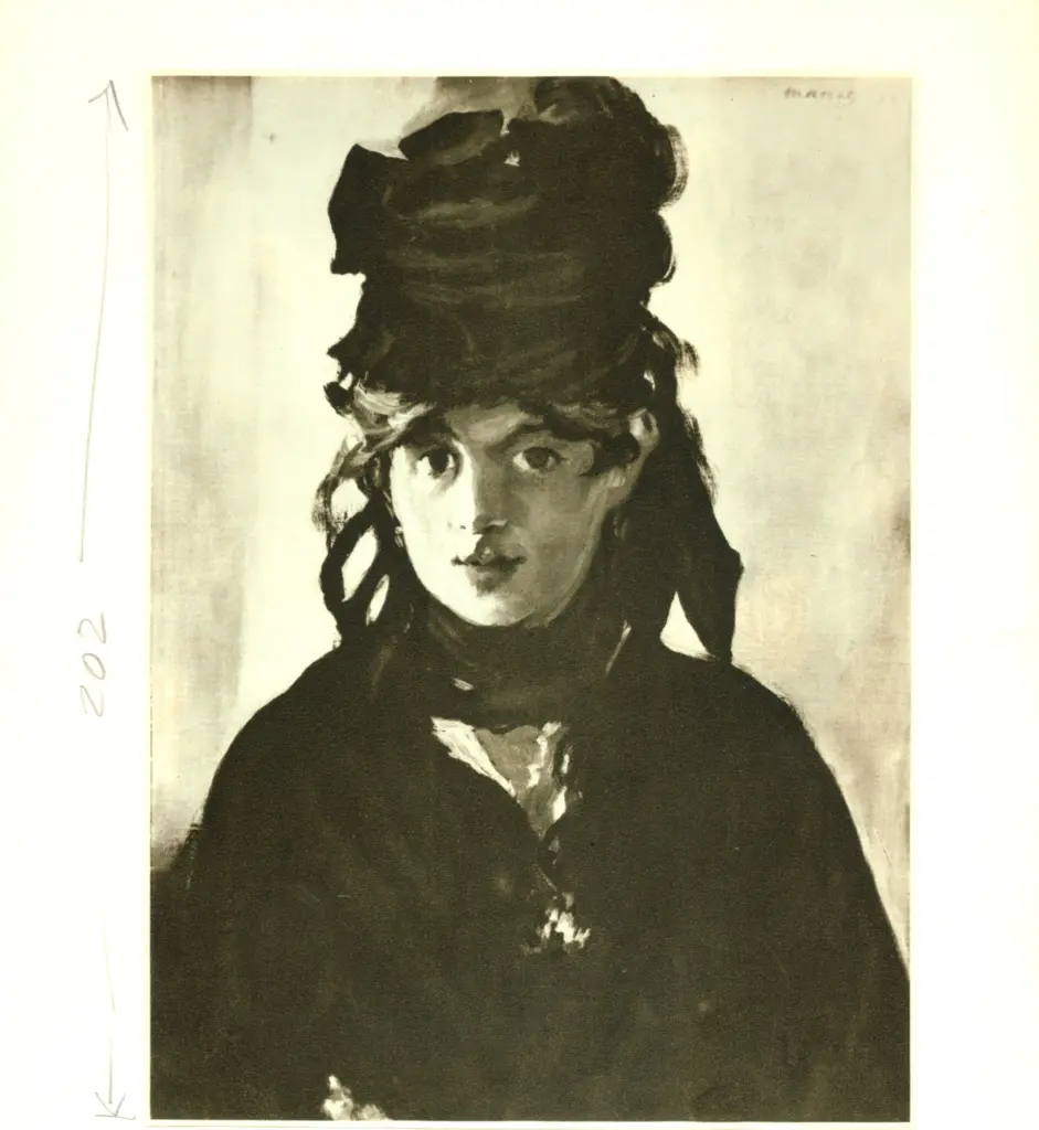 Anonimo , Manet, Edouard - sec. XIX - Berthe Morisot , fronte