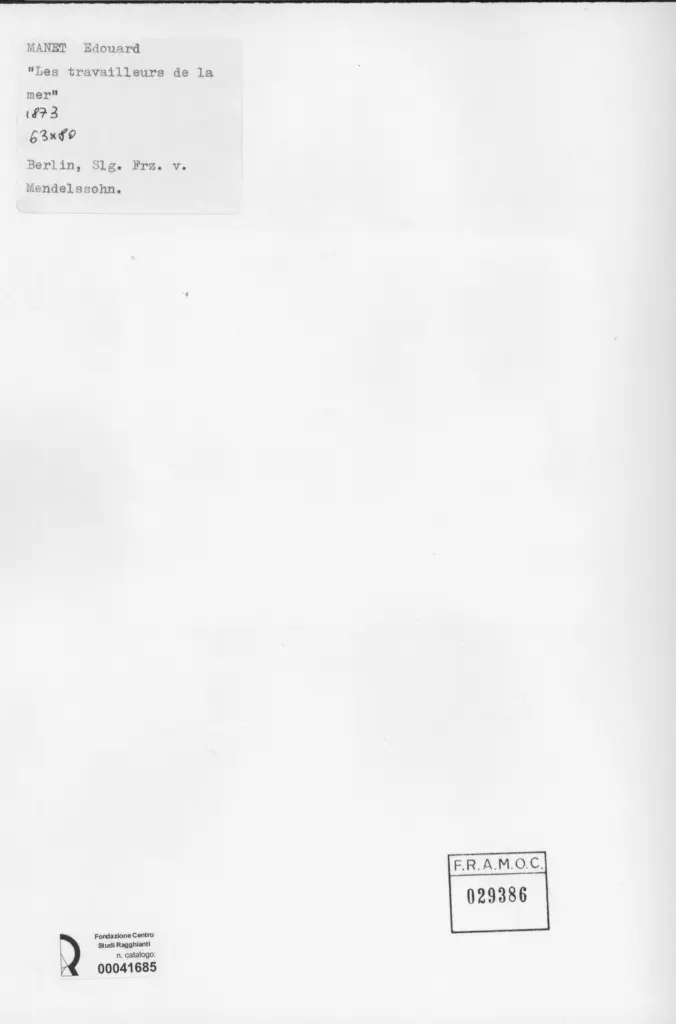 Anonimo , Manet, Edouard - sec. XIX , retro