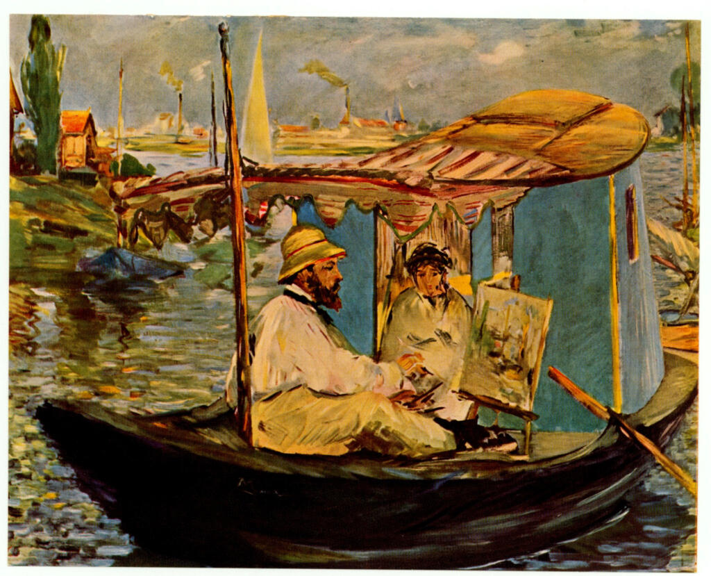 Anonimo , Manet, Edouard - sec. XIX - Monets schwinnendes atelier , fronte