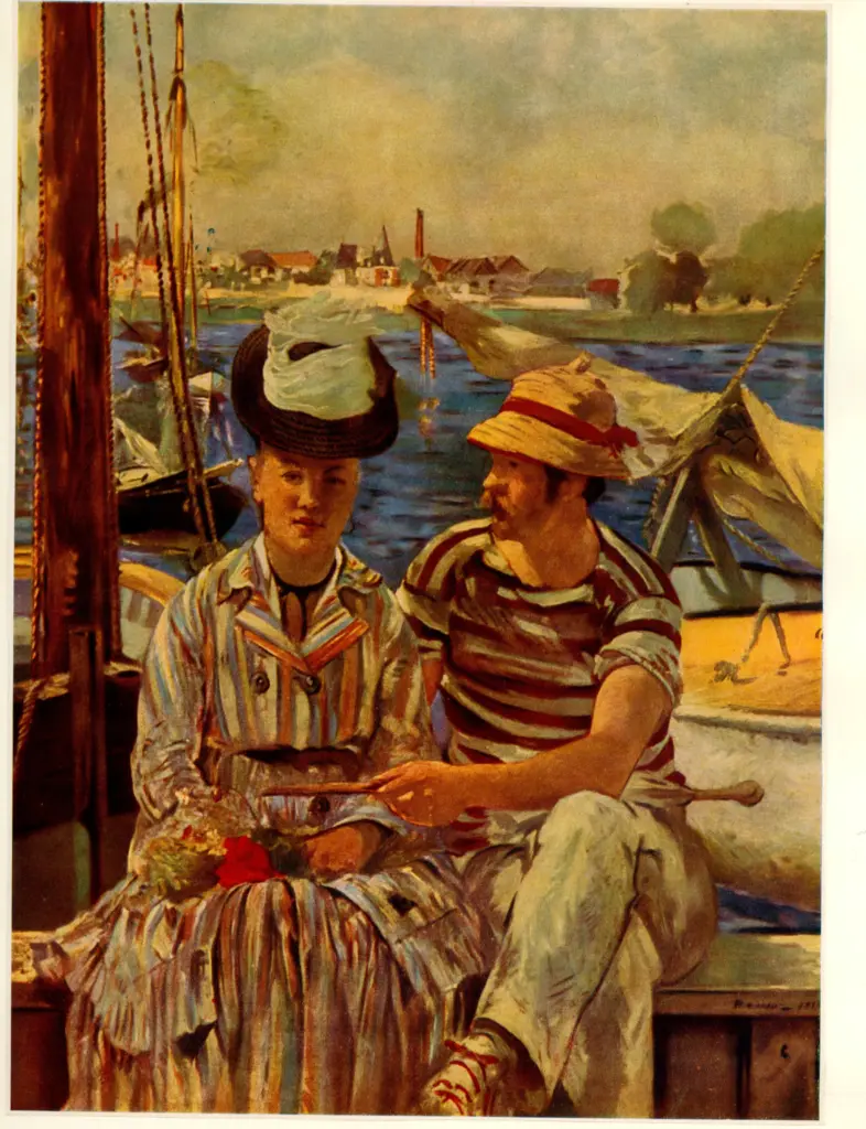 Anonimo , Manet, Edouard - sec. XIX - Argenteuil , fronte