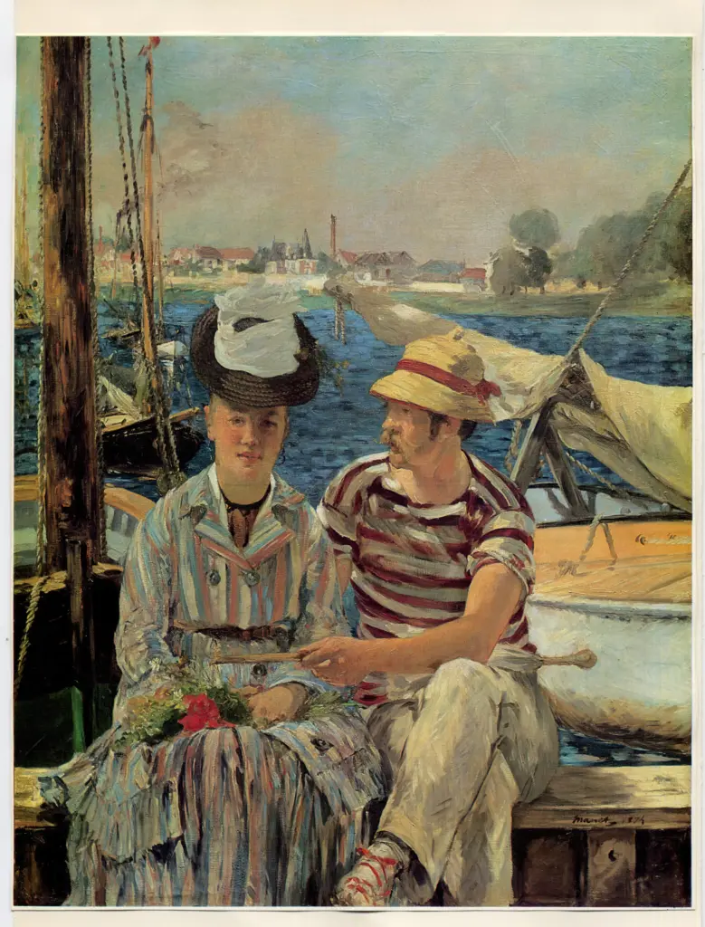 Anonimo , Manet, Edouard - sec. XIX - Argenteuil , fronte