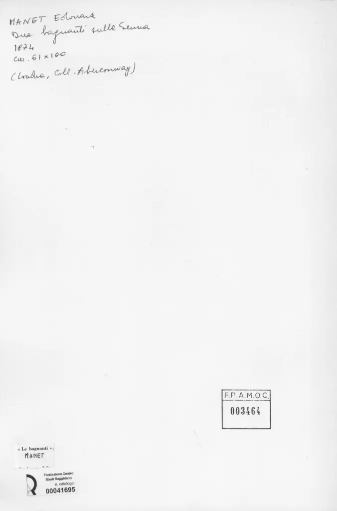 Anonimo , Manet, Edouard - sec. XIX , retro