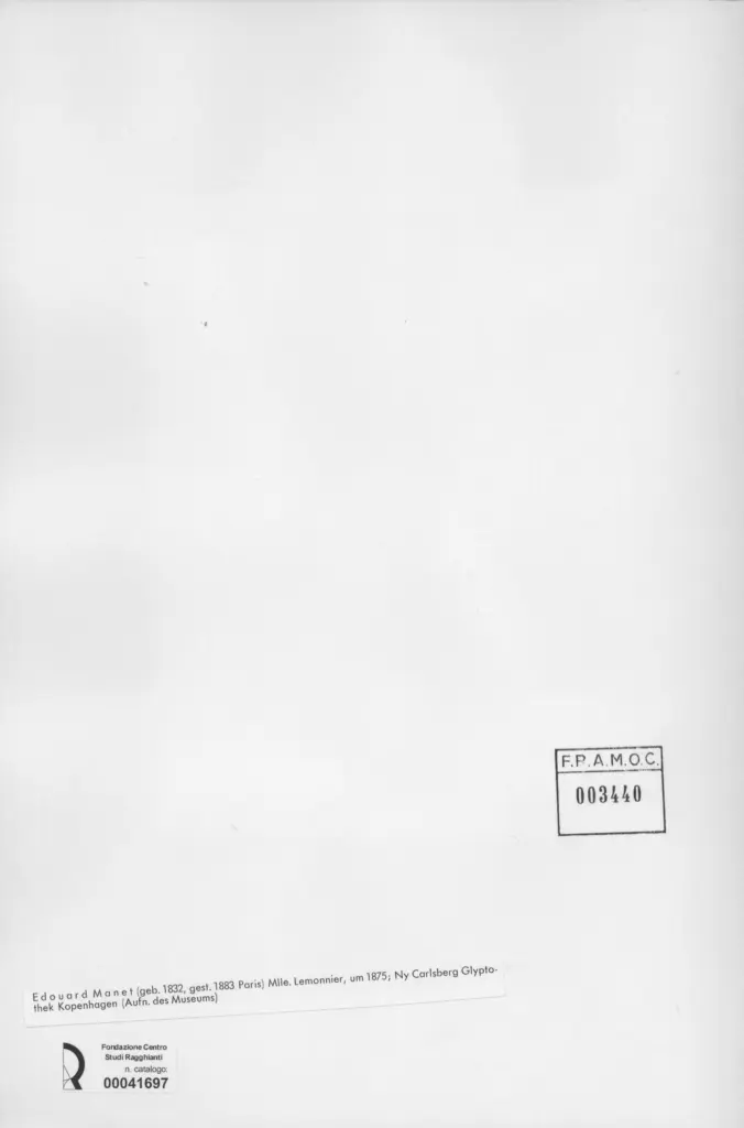 Anonimo , Manet, Edouard - sec. XIX , retro