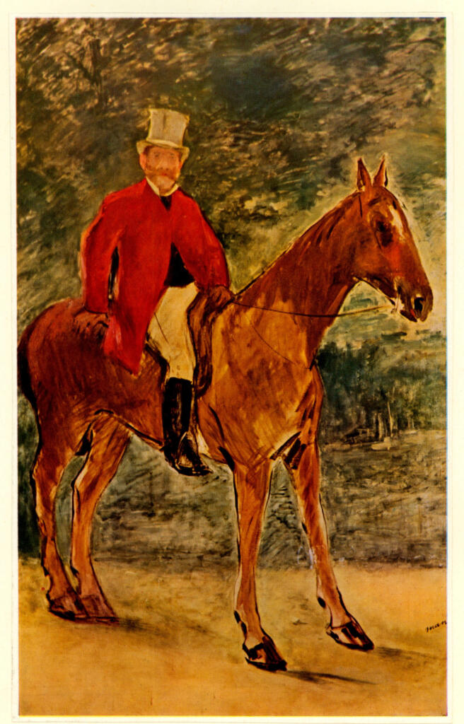 Anonimo , Manet, Edouard - sec. XIX - Il cavaliere , fronte