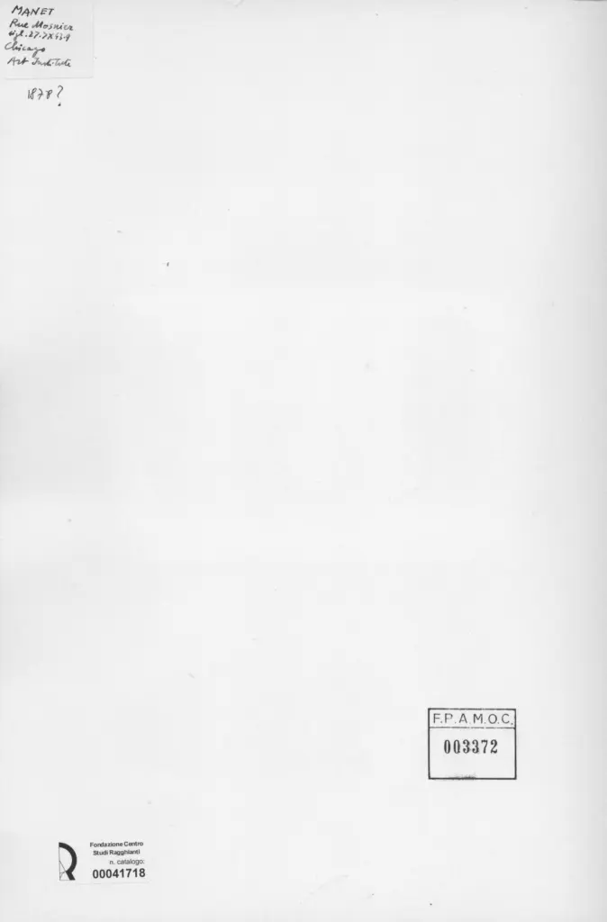 Anonimo , Manet, Edouard - sec. XIX , retro