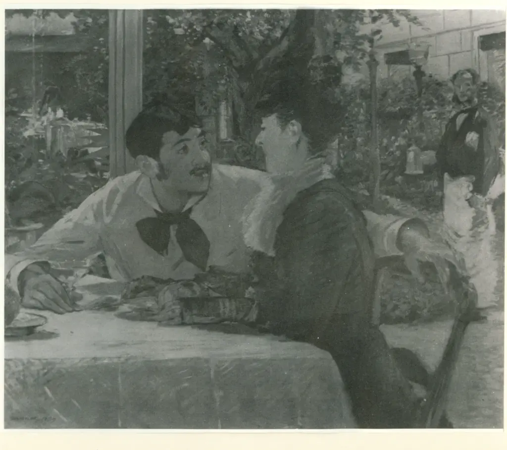 Anonimo , Manet, Edouard - sec. XIX - Da papà Lathuille , fronte