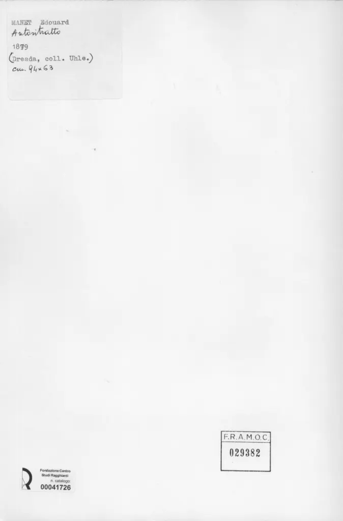 Anonimo , Manet, Edouard - sec. XIX , retro