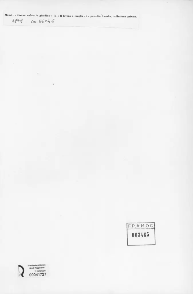 Anonimo , Manet, Edouard - sec. XIX , retro