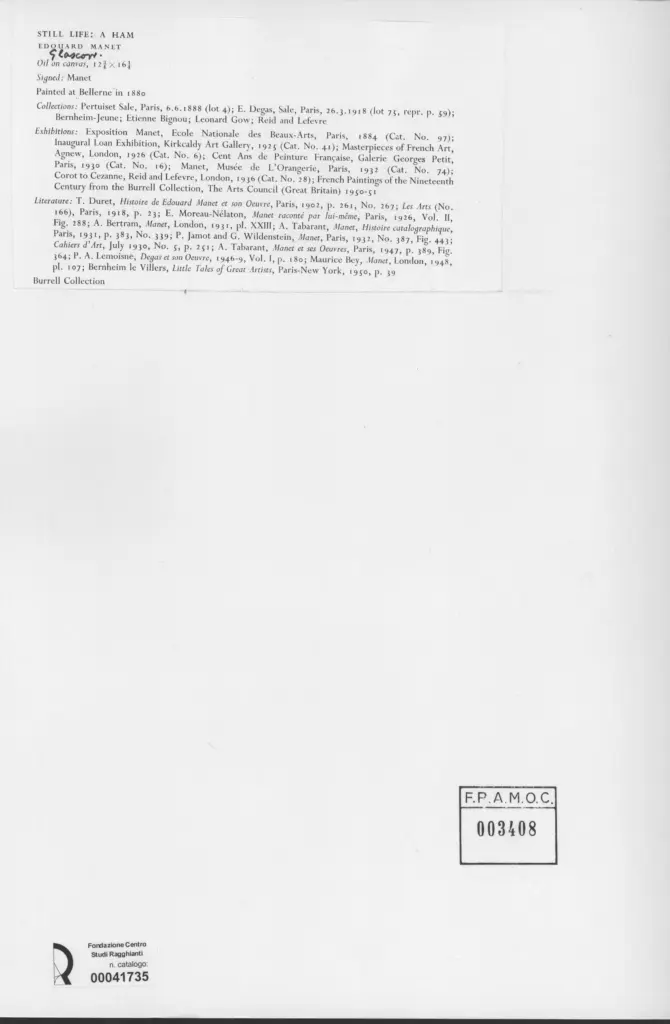 Anonimo , Manet, Edouard - sec. XIX , retro