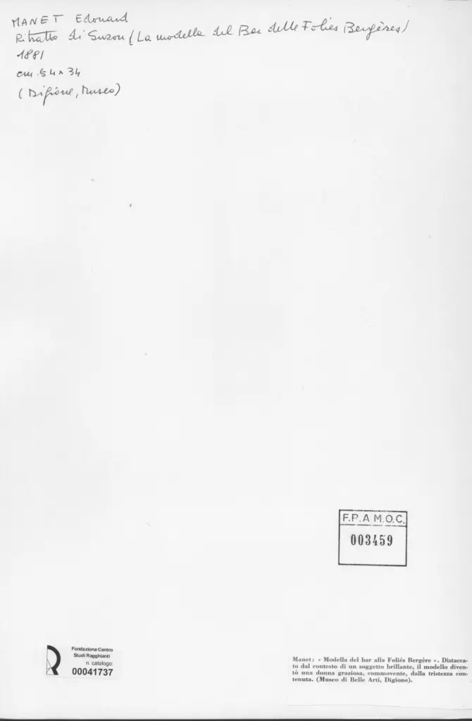 Anonimo , Manet, Edouard - sec. XIX , retro