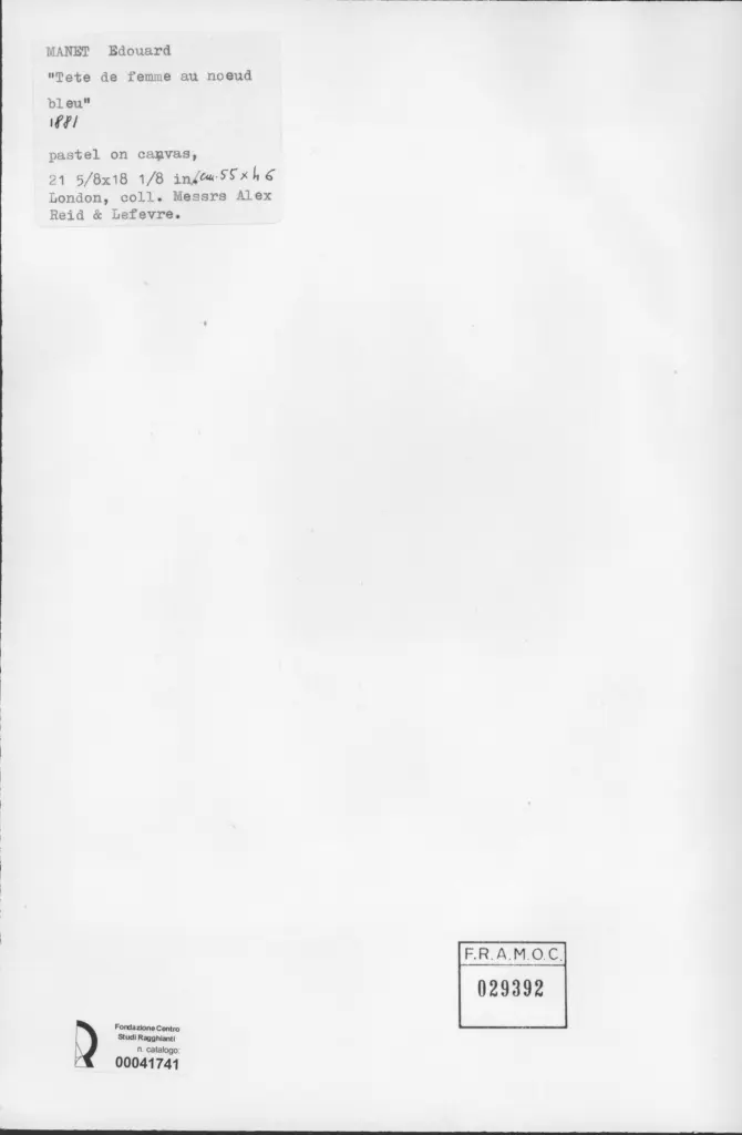 Anonimo , Manet, Edouard - sec. XIX , retro